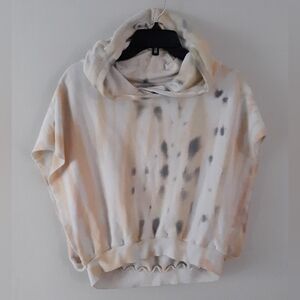 Young Fabulous & Broke Tie-Dyed Hoodie - Cream and Gray